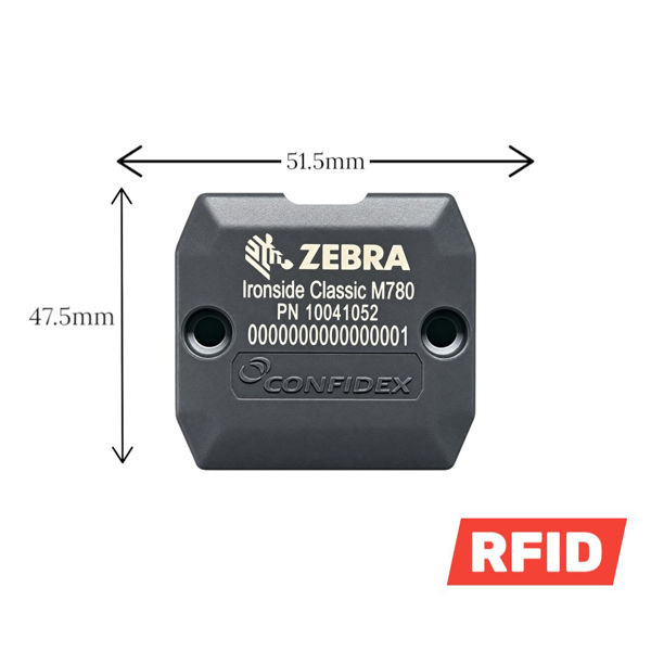 Picture of Zebra RFID Hard Tag Ironside Classic 51.5 x 47.5 x 10mm